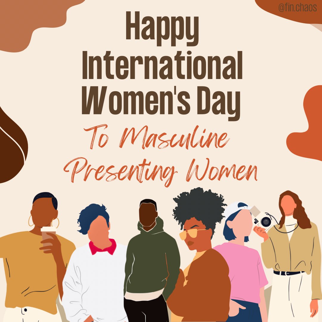 To those who are often excluded, mislabeled, or forgotten, I SEE YOU! Always, but especially today🫶🏽 

Happy International Women’s Day to the masculine presenting, masculine of center, nonbinary, trans women, and everyone outside and in between the binary. 🤎✊🏽