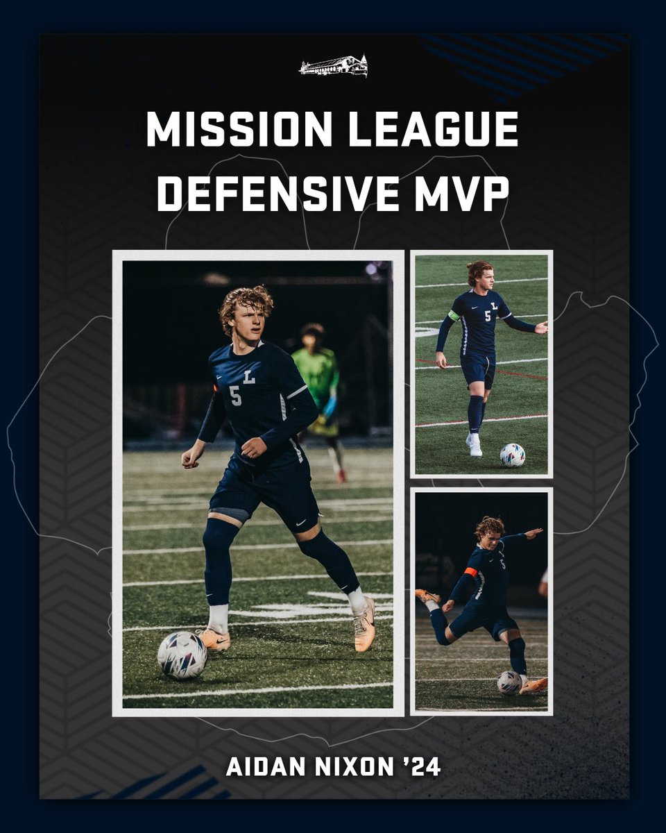 LoyolaSoccer's tweet photo. Congrats to our 8 Cubs that earned 𝐀𝐥𝐥-𝐌𝐢𝐬𝐬𝐢𝐨𝐧 𝐋𝐞𝐚𝐠𝐮𝐞 recognition! 🏅

Senior captain Aidan Nixon ’24 was named 𝗗𝗲𝗳𝗲𝗻𝘀𝗶𝘃𝗲 𝗠𝗩𝗣, marking the 7th straight year that a Cub has earned a league MVP honor. https://t.co/sot3WaixFe