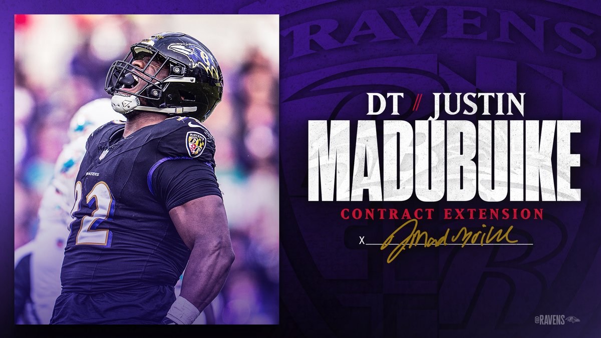 We have agreed to terms on a new four-year contract extension with DT @JustinMadubuike!!!