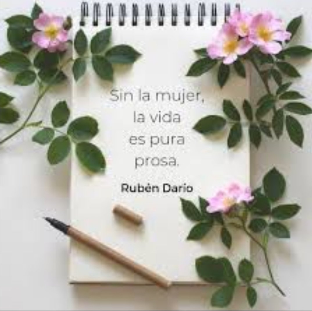 Lindo día para ti Mujer!!!

Sin la Mujer,
                     La Vida
                               Es pura
                                          Prosa.

                  Rubén Darío.

#8marzo2024
#MujerValienteNicaragua