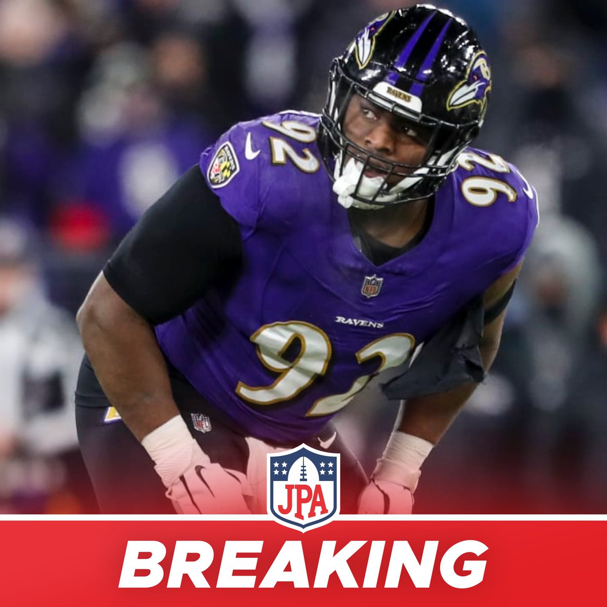 𝗕𝗥𝗘𝗔𝗞𝗜𝗡𝗚: #Ravens are giving Star DL Justin Madubuike a 4-year $98 million dollar extension, per <a href="/AdamSchefter/">Adam Schefter</a>