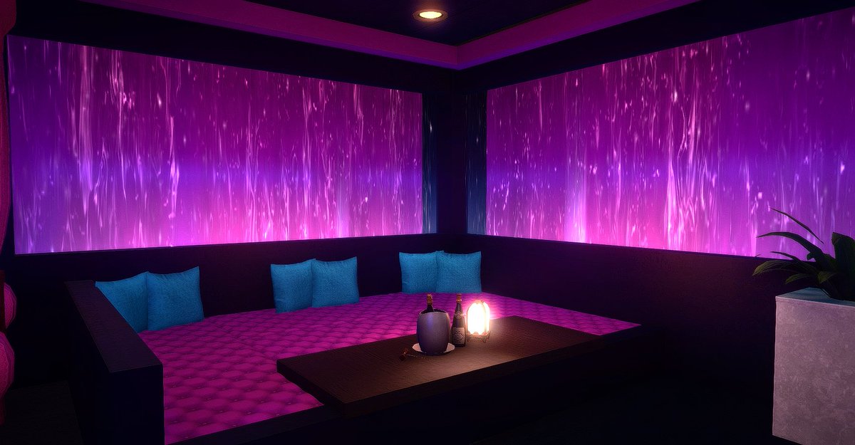 [Medium/FC] 🩷Neon Nights Strip Club🔞 - Wanted to build a dancers club in black and cherry pink, this is built around a medium FC and will be available shortly on my kofi <3
#FFXIVHousing #FinalFantasyXIV #hgxiv #ff14 #ff14ハウジング #FFXIV #HousingEden