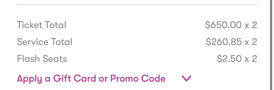 nbcway_'s tweet photo. @VividSeats $260pp for the booking fee alone, for the eras tour? You’re having a laugh surely!!?? https://t.co/EKOUSc3Cmz
