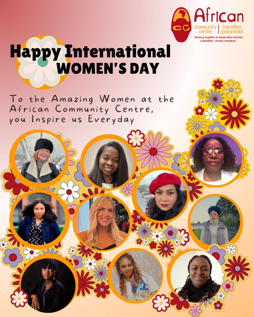 Happy international women’s day to every woman in the 🌍 #happyinternationalwomensday #ACCWALES #Africancommunitycentre #inspireinclusion #IWD2024