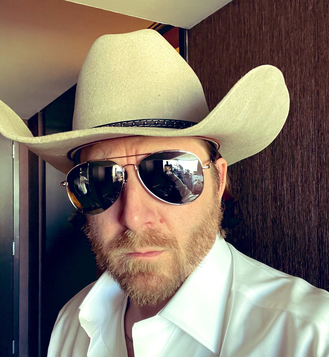 Mattheius2783's tweet photo. Officially a cowboy hat guy from here on out. #YeeHaw
#StandWithCrawford #108Tourney https://t.co/AoRRi3LfM3