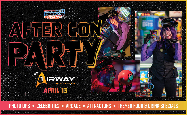 Get your tickets to the After Con Party at Airway Fun Center for April 13th! Laser Maze, Cosplay, Arcade, Bowling, and so much more!! Link to get tickets: promos.myhownd.com/buy-nows/42710…