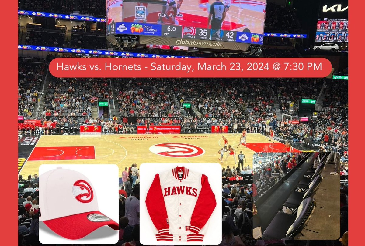 Don't miss the chance to bid on an exciting @ATLHawks vs. @hornets game package! givebutter.com/c/2024VCPTopGo… Game is on Saturday, March 23, and also includes some cool #Hawks swag. Act fast - the bidding ends on Sunday, March 10 at 3:00 PM ET! Proceeds benefit @CureVCPDisease