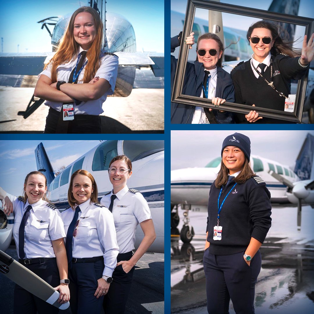 Cape Air proudly celebrates the achievements of all women on International Women's Day. . . . #womensday #flycapeair #capeairpilots #capeair