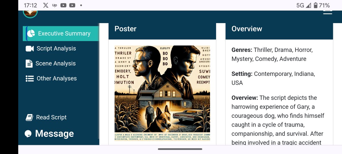 ScriptReaderAI's tweet image. buff.ly/43czxVm
Top of Black list Bad Boy analyzed. Read the script and analysis. #screenwriting #AI #blacklist