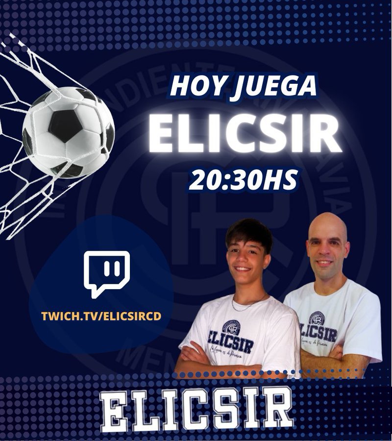 Elicsircd's tweet photo. ¡Ya venimos con ELICSIR!
20:30
¡No te lo pierdas!

https://t.co/KVZ8ggZ8wr https://t.co/IFwbLsOJHp