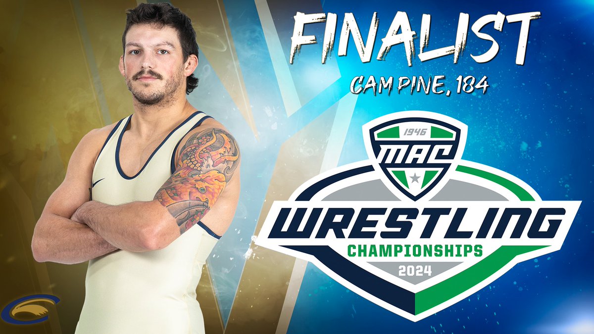 WrestlingCUP's tweet image. He&apos;s going to the championship match! Cam Pine reaches the finals of the @MACSports Championships at 184 pounds with a 13-8 decision over Buffalo&apos;s Chase Kranitz!