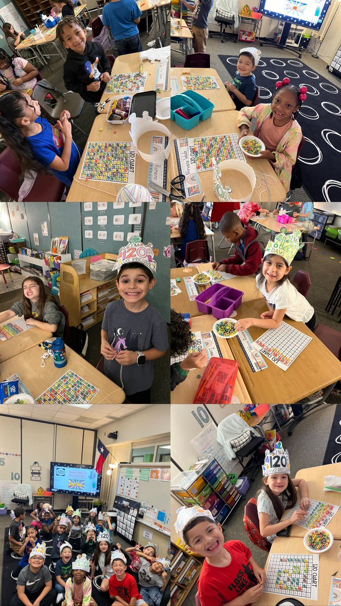 We had so much fun celebrating the 120th day of first grade!! 120 days brighter! 🎉💡<a href="/HumbleISD_OE/">Oaks Elementary</a> <a href="/1stgrade_Oaks/">Oaks First Grade</a>