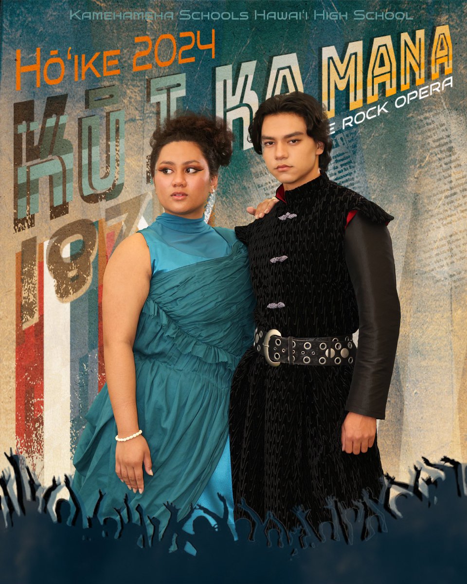 Less than a week away! Get your tickets now! 

Hōʻike 2024: KŪ I KA MANA, the rock opera, on-stage March 14 and 15 at 6pm in Koaiʻa Gym. 

Purchase tickets ($8) on our GoFan page. gofan.co/app/school/HI6…

#imuakamehameha #kshawaii #kamehameha #hōʻike  #performingarts #rockopera