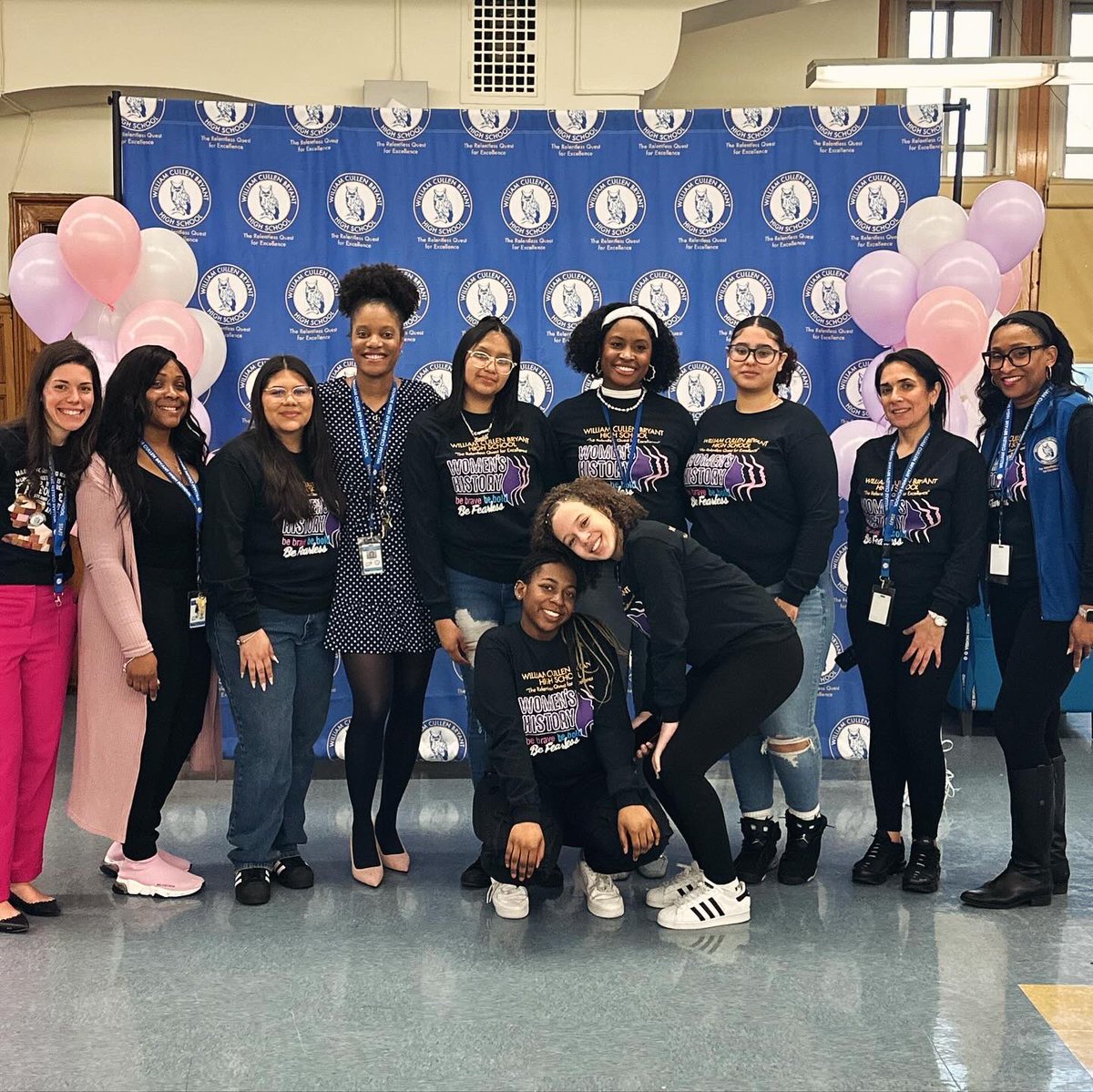 WCBryantHSLIC's tweet photo. Happy International Women’s Day to all of our Brilliant Bryant Women! 🩷💪🏾💪🏽💪🏼🩷 Kicking off Women’s History month celebrating and honoring the power &amp; strength of women before us &amp; those all around us! 🎉🎉🙌🏼🙌🏾🙌🏿 #iwd2024 @st_aubain @Queens_North https://t.co/xvVw3WBXIQ