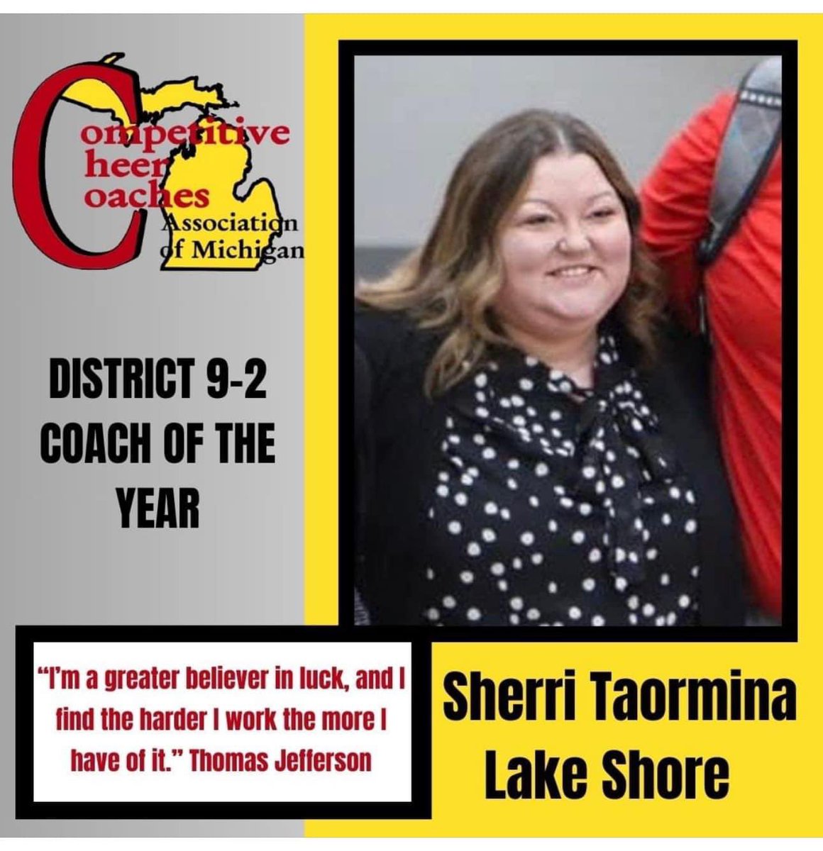 Lake Shore Public Schools (@mylsps) on Twitter photo 📣 Sherri Taormina (<a href="/LscheerT/">Coach Taormina</a>), you’re incredible as both a mathematics teacher at <a href="/LSHSShorian/">Lake Shore High School</a> and Varsity Cheer Coach! Congratulations Coach of the Year! #myLSPS 📣 Sherri Taormina (<a href="/LscheerT/">Coach Taormina</a>), you’re incredible as both a mathematics teacher at <a href="/LSHSShorian/">Lake Shore High School</a> and Varsity Cheer Coach! Congratulations Coach of the Year! #myLSPS