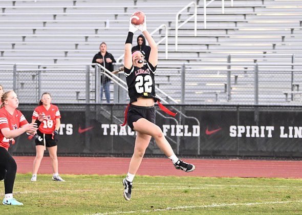 Very proud of our Lady Lions flag football team! First game in school history goes down as a win! 

#WeAreLiberty