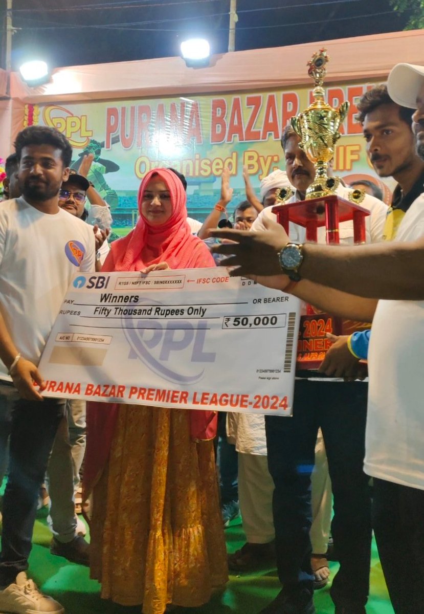 ChinmayaBhadrak's tweet photo. #purunabazarpremierleague2k24
#ChampionCrazy11
Congratulations to the team #Crazy11 & wishing a great good luck for future endovers...💐🙏🏻 https://t.co/Ki1fMHXmvh