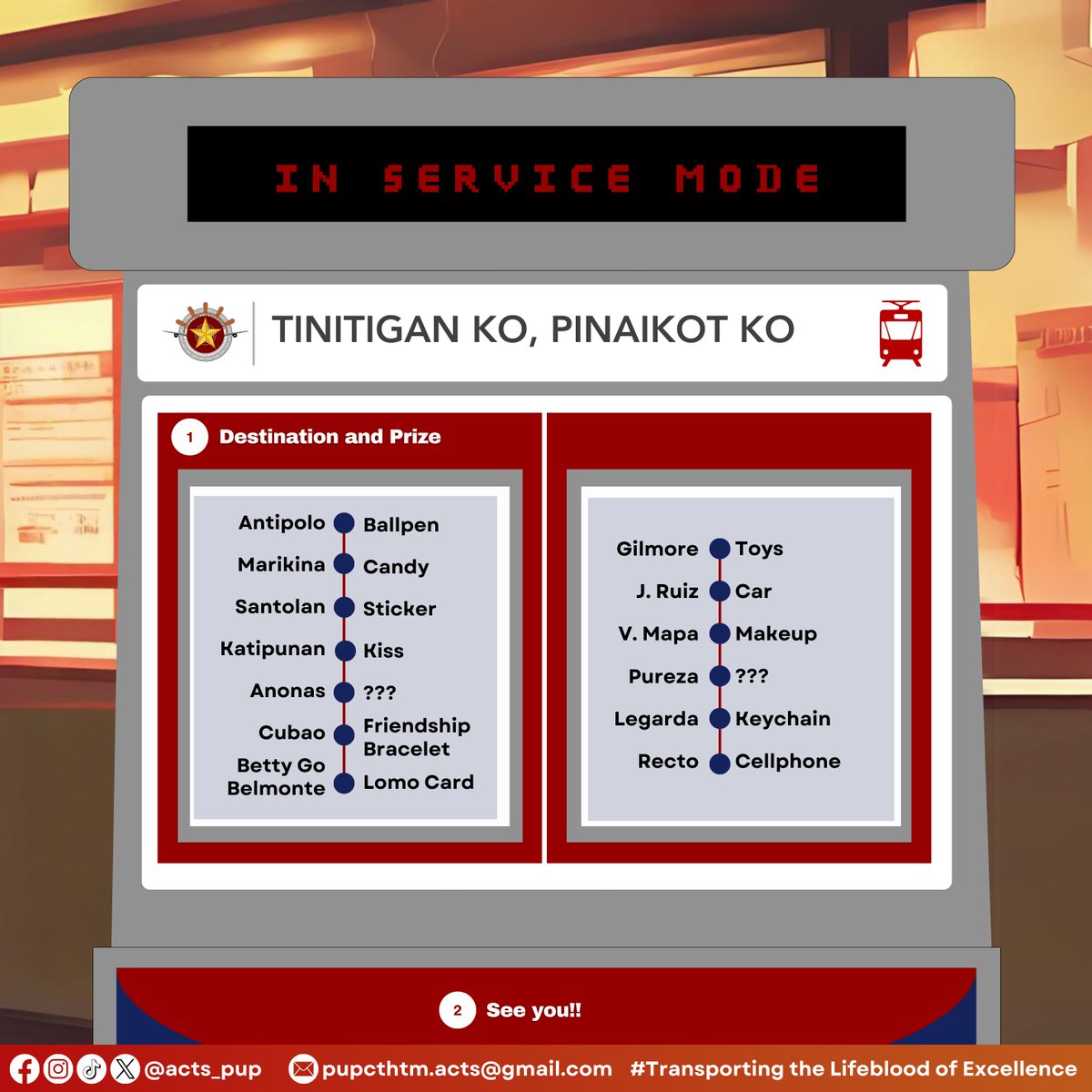 acts_pup's tweet photo. Are you thrilled to know the prizes waiting for you at our booth? Then, come and take a look at the picture below!

Don’t forget to stop by our booth at Biyaheng CTHTM 2024 on March 12 &amp; 13, everyone!

#BiyahengCTHTM2024

#PUPACTS

#BSTRM

#TinitiganKoPinaikotKo https://t.co/JNLE2qreIz