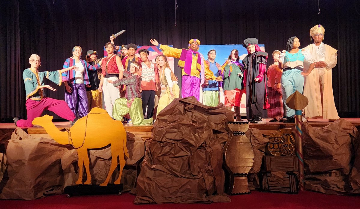 SIMPLY AMAZING!! 👏 👏 

An absolutely incredible opening night for DHS's presentation of Aladdin Jr.  Tremendous performances by a stellar cast of talented performers. Be sure to catch the encore presentation Saturday night at 7pm.
<a href="/DerbyRedRaider/">Derby High School</a> @BrookesDHS