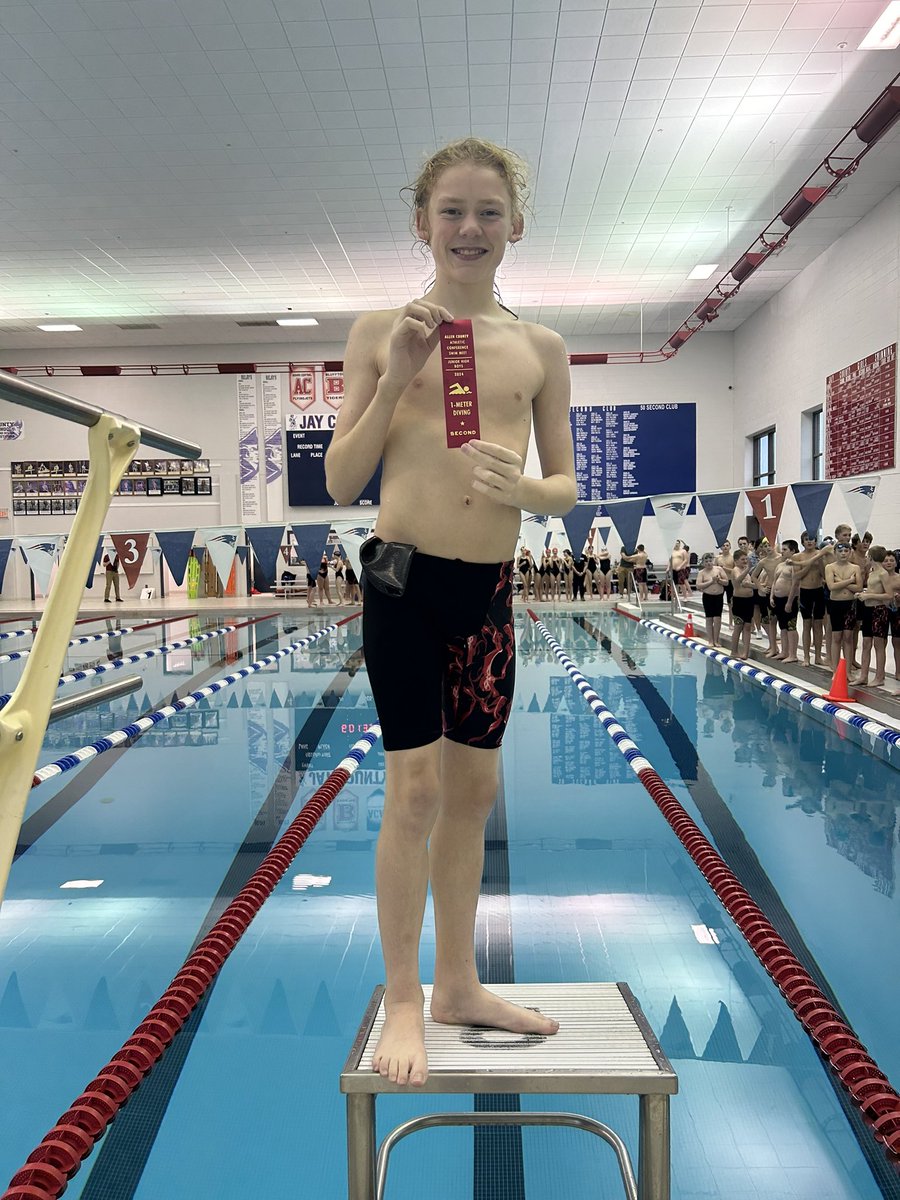 hcunningham311's tweet photo. Addie Fiechter took first place and Deacon Yates took second place in tonight’s Middle School ACAC Diving Competition! https://t.co/NoWBtAMbqQ