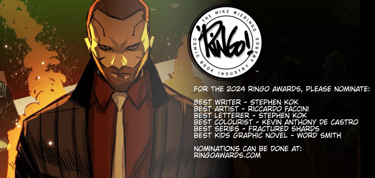 Please click the link to vote for @DgFeuerriegel @comics_2_movies and the FS team! Nominate Link here - ringoawards.com