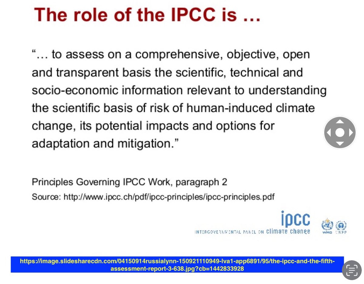 Bet you didn't know this; It explains everything. The IPCC isn't interested in any natural causes of climate change. This document has since been removed from the internet. It can still be found by an archive search.