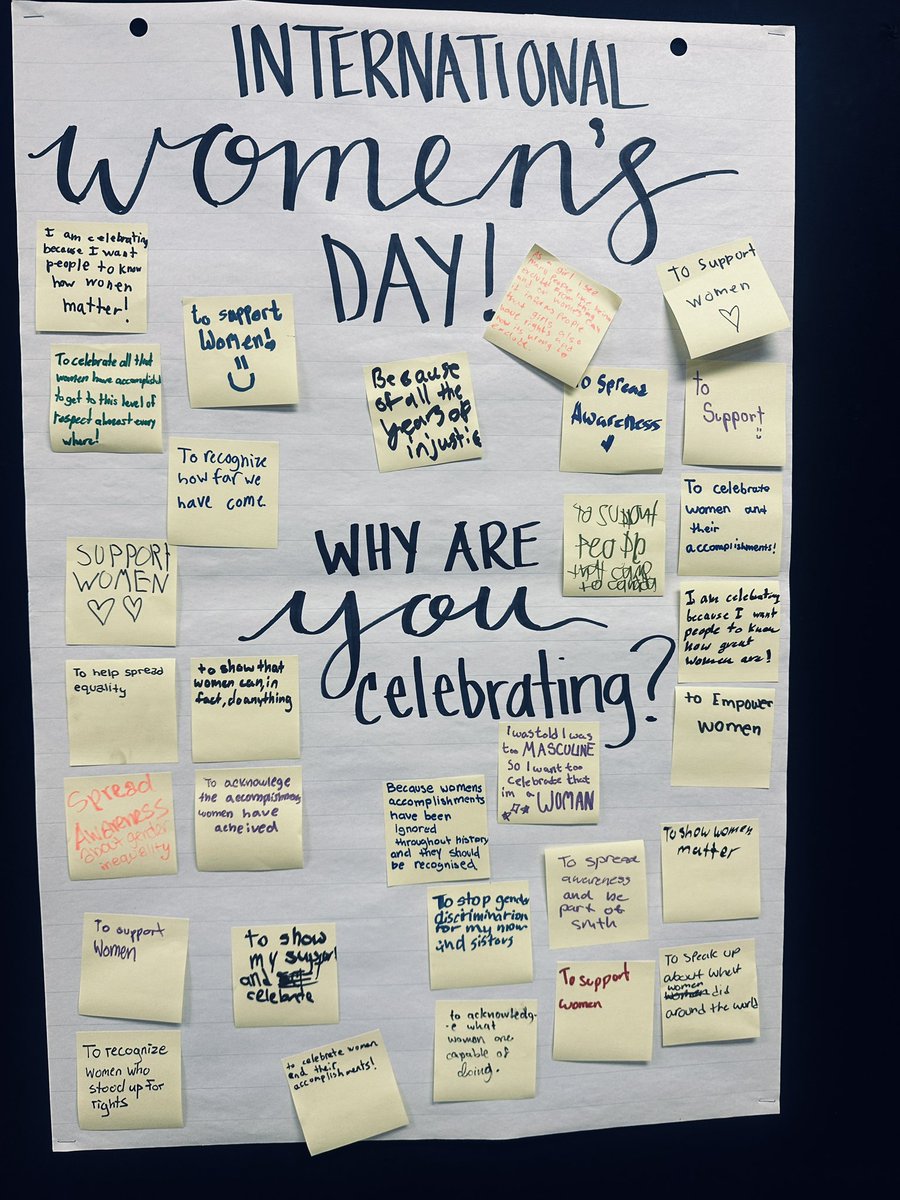 EMPOWER HER. 
Thank you everyone for supporting this amazing day! Mrs. Yu, thank you for your leadership and event you put together for this important day! 

#ecsdfaithinspires #InternationalWomensDay2024