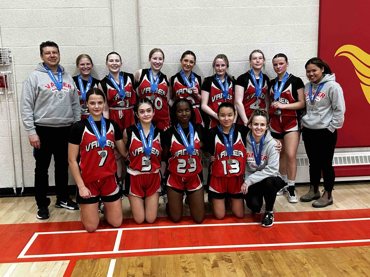 📣Shout out to our incredible junior girls basketball team for their stellar performance and bringing home the silver medal! 🥈🏀 Your hard work, dedication, and teamwork paid off! #VanierNation