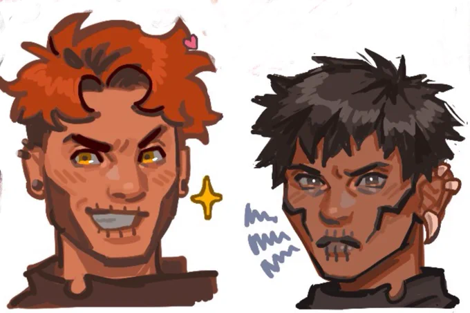 here are the requests that i drew during the first stream, thank you everyone for donating! i'll be drawing in the event tomorrow as well <3 
