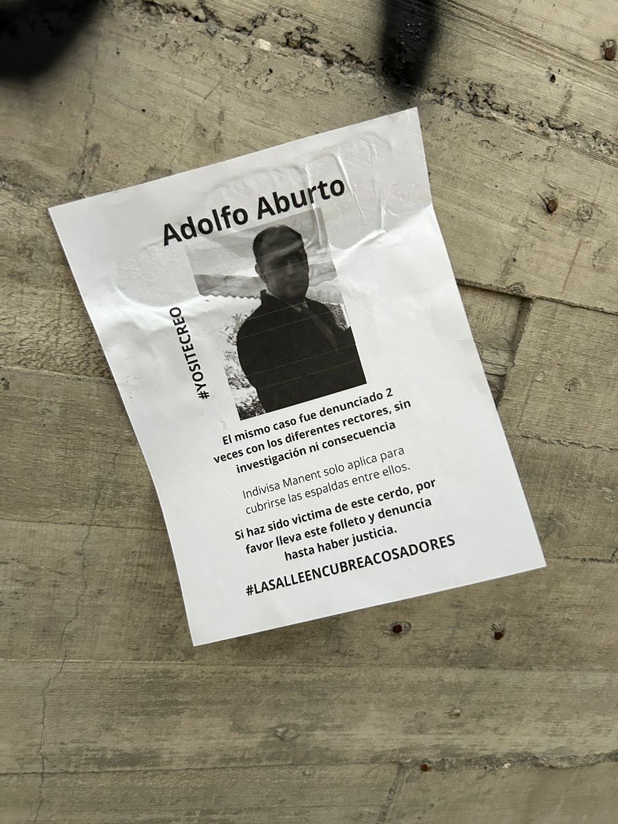 fracasarah's tweet photo. En la universidad la salle Cuernavaca, nos están silenciando tapando las denuncias de diversas compañeras a el profesor Adolfo Aburto. Las denuncias fueron presentadas a 2 distintos rectores sin respuesta alguna. @RuidoEnLaRed @LaSalle_MX @jluriosteguis @cuauhtemocb10 https://t.co/df584VlX7r