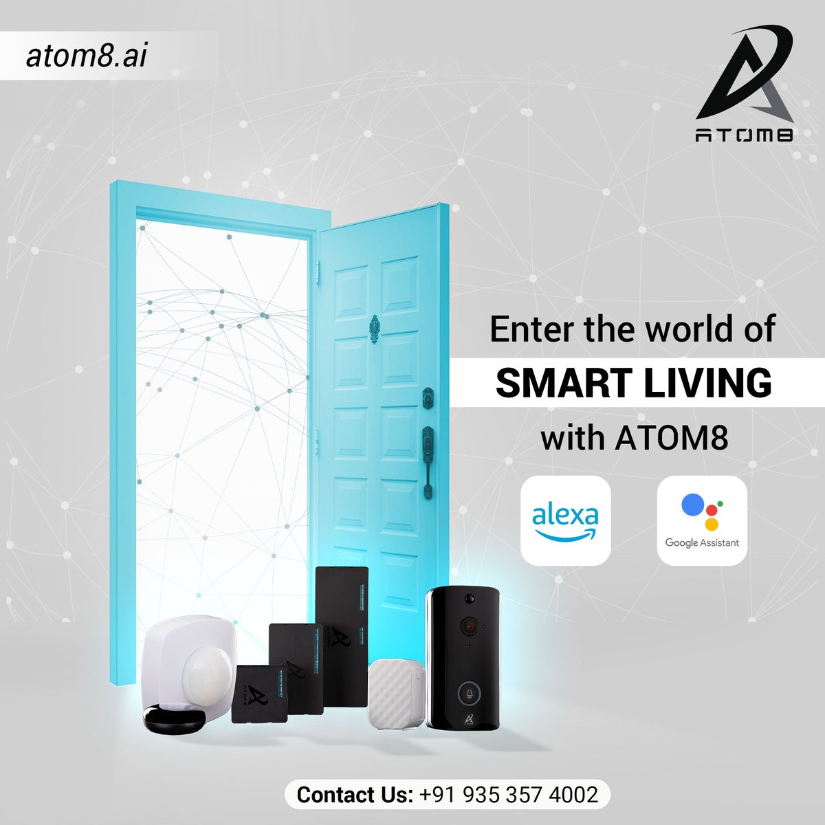 Step into the realm of smart living with Atom8. Experience the future today as you unlock seamless automation, effortless control, and unparalleled convenience, revolutionizing the way you interact with your home environment.

#devicecontrol #smartdevices #automationproducts