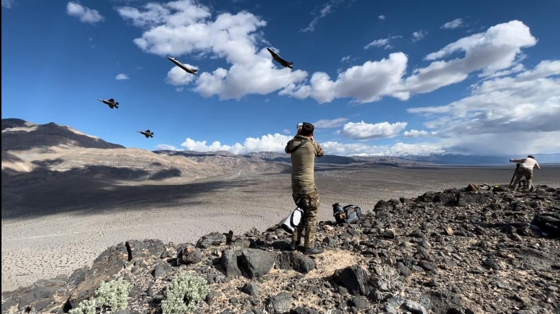 F-35 Friday in Vegas! 
Great pics by team MCD/SCOM! <a href="/JuliettDelta15/">Jan Dijkstra</a> <a href="/KlijnEva/">Eva Klijn</a> #Airpower #F35 #322FS <a href="/VlbLeeuwarden/">Vliegbasis Leeuwarden</a> <a href="/Kon_Luchtmacht/">Koninklijke Luchtmacht</a>