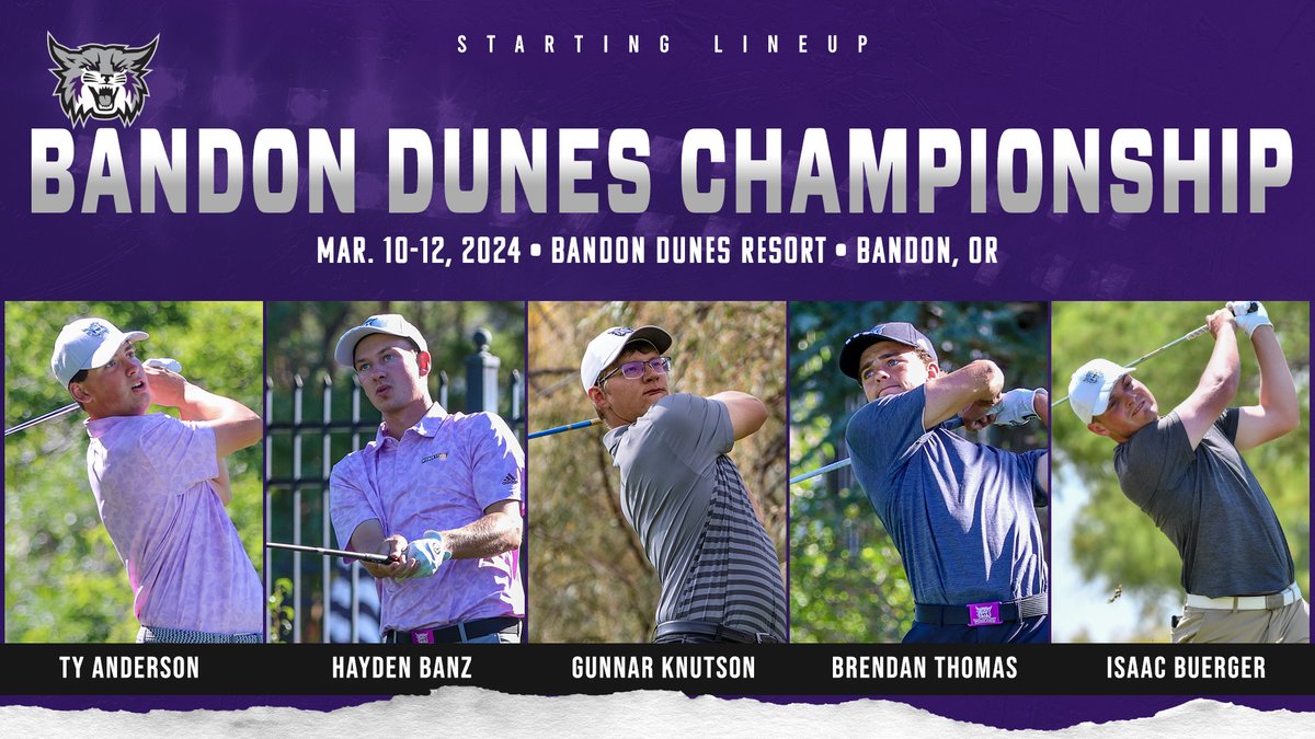The Wildcats are back in action beginning Sunday in the Bandon Dunes Championship, hosted by Idaho. Here is the starting lineup for the 54-hole event that runs through Tuesday. Live scoring can be found at: bit.ly/3Pegh3R