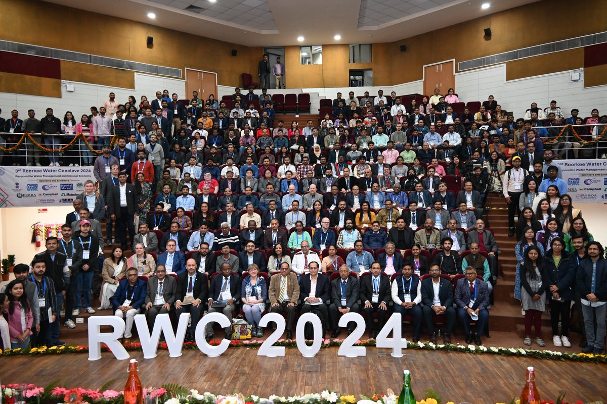 Presenting to you the water researchers gathered from different parts #India and 20+ countries from the globe at @iitroorkee between 4-6 March 2024.

Can you locate me?😁

Let's continue to make our efforts towards the cause of water💧.
@NIH_Hydrology
@JalShaktiMin
#iitroorkee