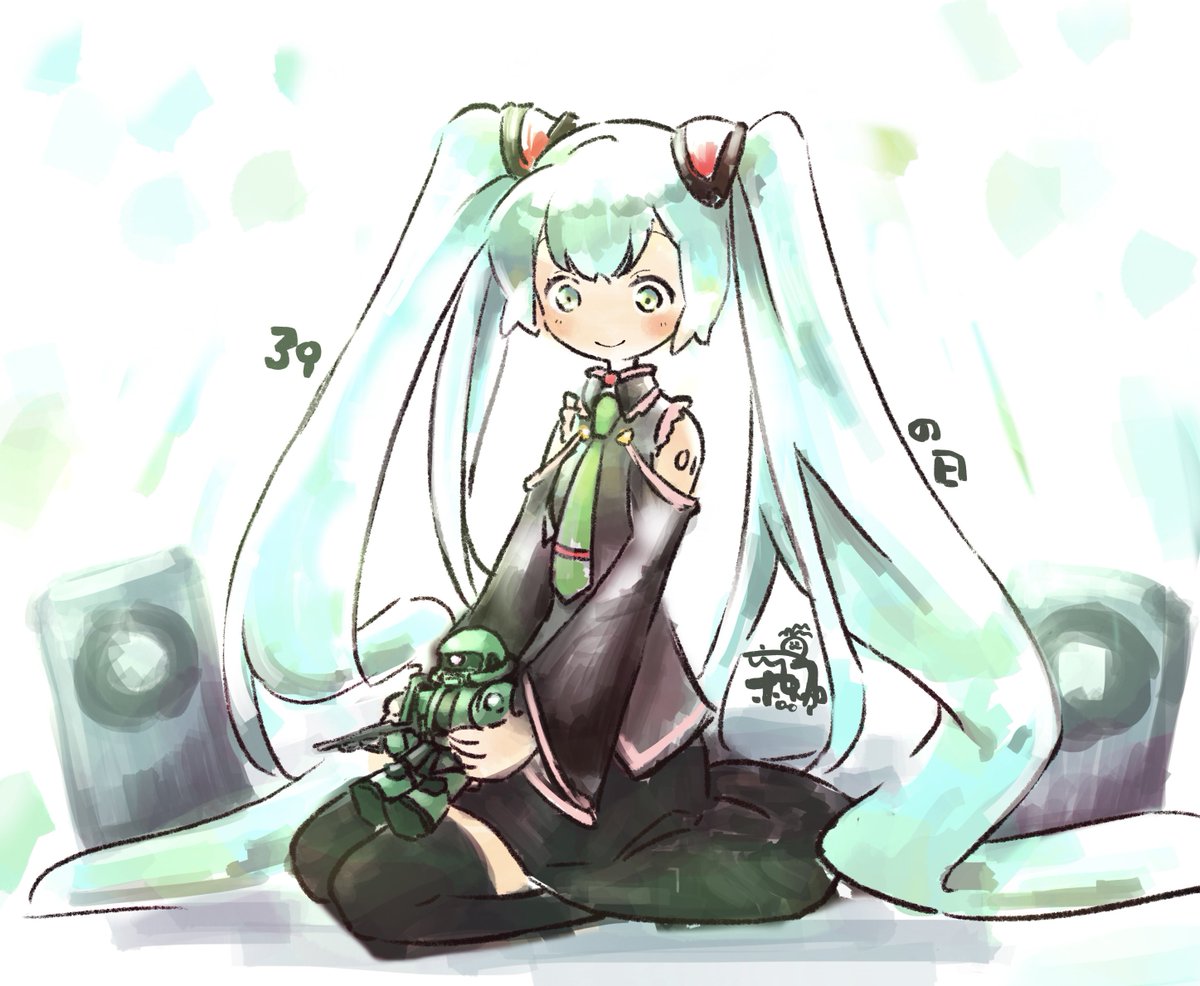 初音ミク「#ミクの日 #ミクの日2024 #初音ミク ここ数年の初音ミクFA 」|桜祐【Ousuke】イラストレーターと声優 二つとも頑張る人のイラスト