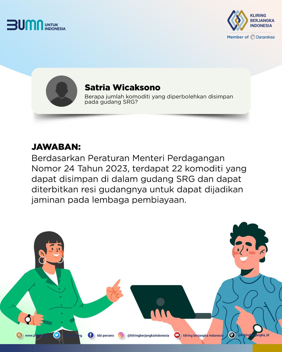 kbi_kliring's tweet photo. Hai Sahabat Kliring,
Punya Pertanyaan soal Komoditi dan Pasar Berjangka? Yuk kita cek ada pertanyaan apa aja nih dari Sahabat Kliring.

Untuk informasi lebih lanjut cek Youtube kami ya di @ptkliringberjangkaindonesia

#TanyaJawab
#KliringBerjangkaIndonesia https://t.co/7dBNPf90AV