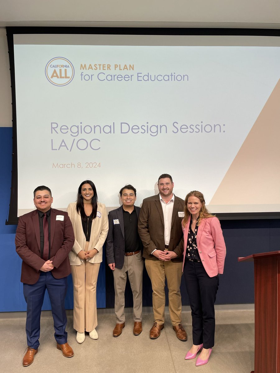 letsunitela's tweet photo. That’s a wrap on today’s interactive design session for @cagovernor’s Master Plan for Career Ed. Thanks to all of our LA/OC leaders and our generous philanthropic partners for showing up to develop pathways for students, leading to rewarding, living wage work opportunities! https://t.co/dzGHii48Df