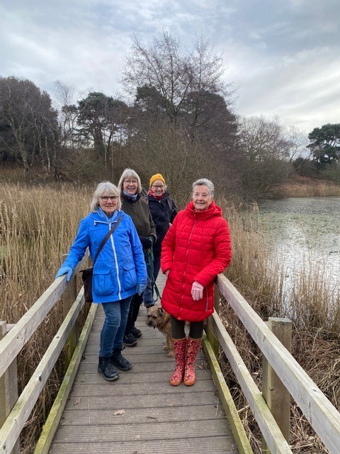 Lound Lakes, host location for a wildlife and wellbeing walk for 11 ladies of Waveney Women's Wonderers, boosting positive mental and physical health on the reserve and beyond.<a href="/suffolkwildlife/">SuffolkWildlifeTrust</a> @ESWH2  #LoundLakesNatureReseve #WaveneyWomensWonderers #InternationalWomensDay