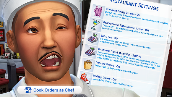This MOD Fixes EVERYTHING That's WRONG WITH DINE OUT 🍔🍴 
- Work as the Chef
- Run Restaurant 100% by yourself
- Accept Delivery Orders
- Make Food Trucks 
- General Improvements; Faster Service, No Interruptions, Sims will SIT DOWN + More.

🖥️ tinyurl.com/25598fh5