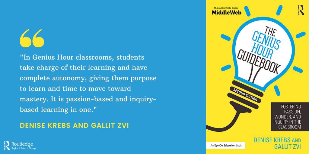 The kindle version of the #geniushour guidebook is on sale! Check it out: amazon.com/Genius-Hour-Gu…