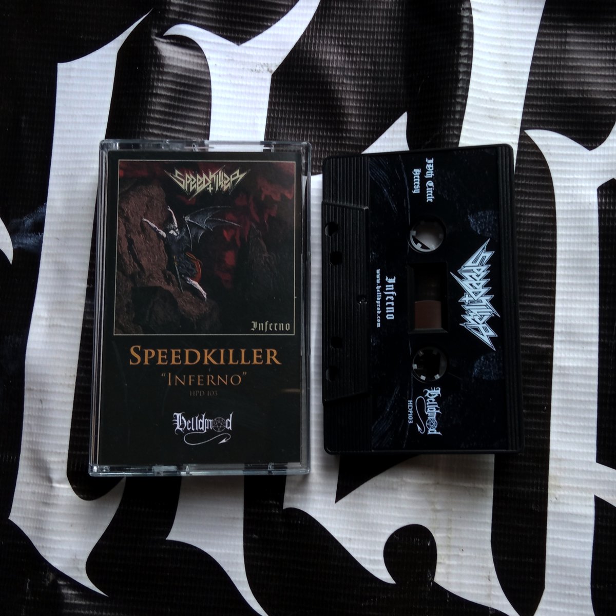 helldprod's tweet image. [OUT NOW]

Speedkiller "Inferno" (Full-Length, 2024)

Date Release: March 8, 2024
Cat Nº #: HDP103
Cassette, LTD 50 Copies [First Press]

Store ► helldprod.com
Bandcamp ► helldprod.bandcamp.com

#speedkiller #helldprod #blackthrash #speedmetal #tape #cassette #outnow