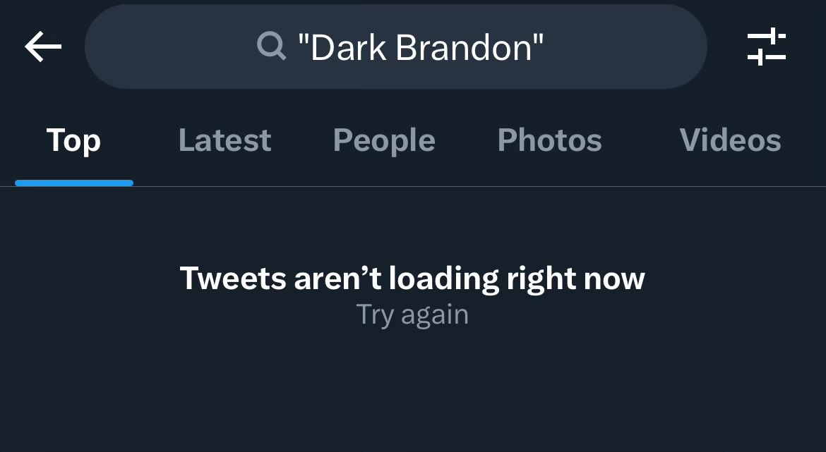 Anyone else getting this anytime they try to do a Twitter search? My wife doesn’t .