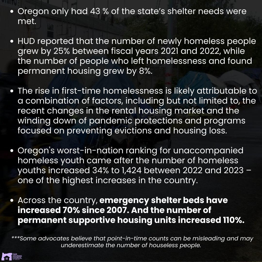 Oregon has the second-highest percentage of unsheltered homelessness and has the highest percentage of families and youth experiencing homelessness in the country. Here are some of the takeaways from the 2023 point-in-time count.