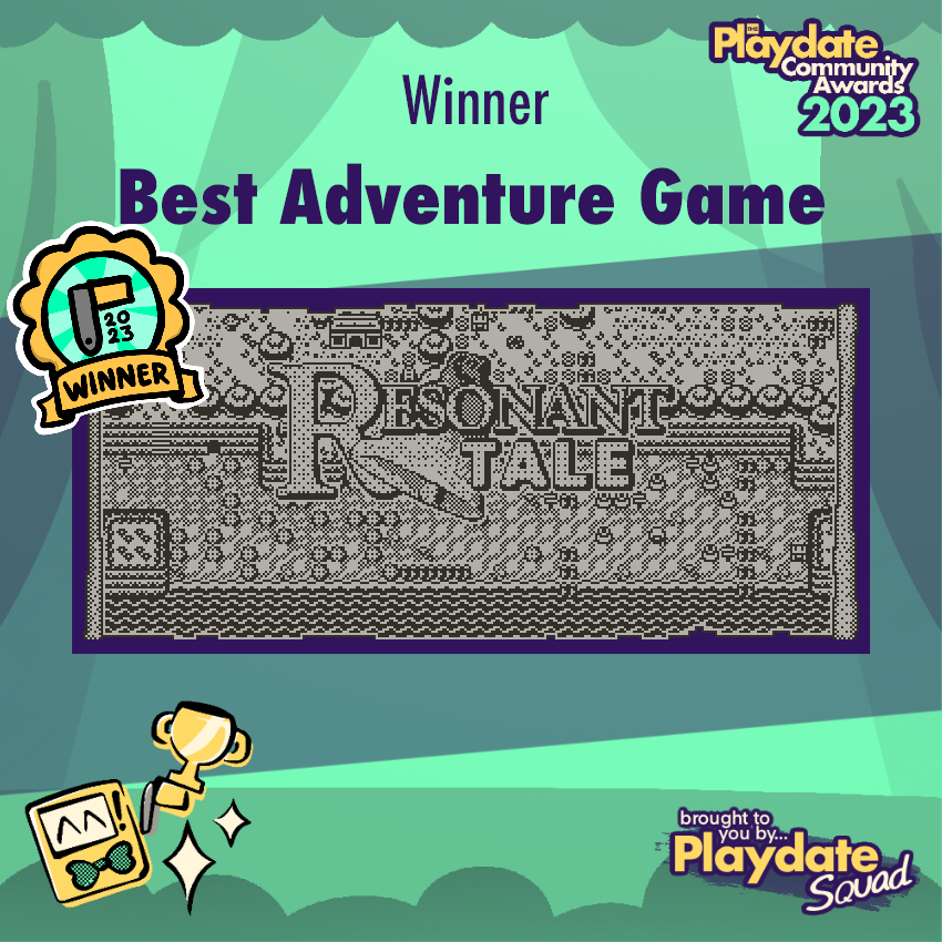 Guv_Bubbs's tweet photo. - Outstanding Pulp Game of the Year
- Outstanding Technical Achievement in a Pulp Game
- Best Adventure Game

Resonant Tale by Orange Thief Ltd @OrangeRKN &amp; @RupertCole 
https://t.co/IqG6ECrsaF https://t.co/zKEF7ukC7r