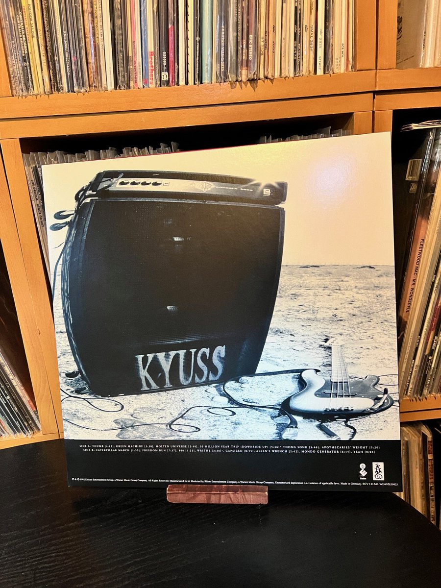 Playing #Kyuss's 'Blues For The Red Sun' produced by Chris Goss of #MastersOfReality' fame! Features 'Thumb' & 'Green Machine'.

LABEL: Elektra – RCV1 61340 ©1992/2022  
GENRE: Alternative 
SUB-GENRE: Stoner Rock
Ltd. Gold edition  $17.50 to $35.00