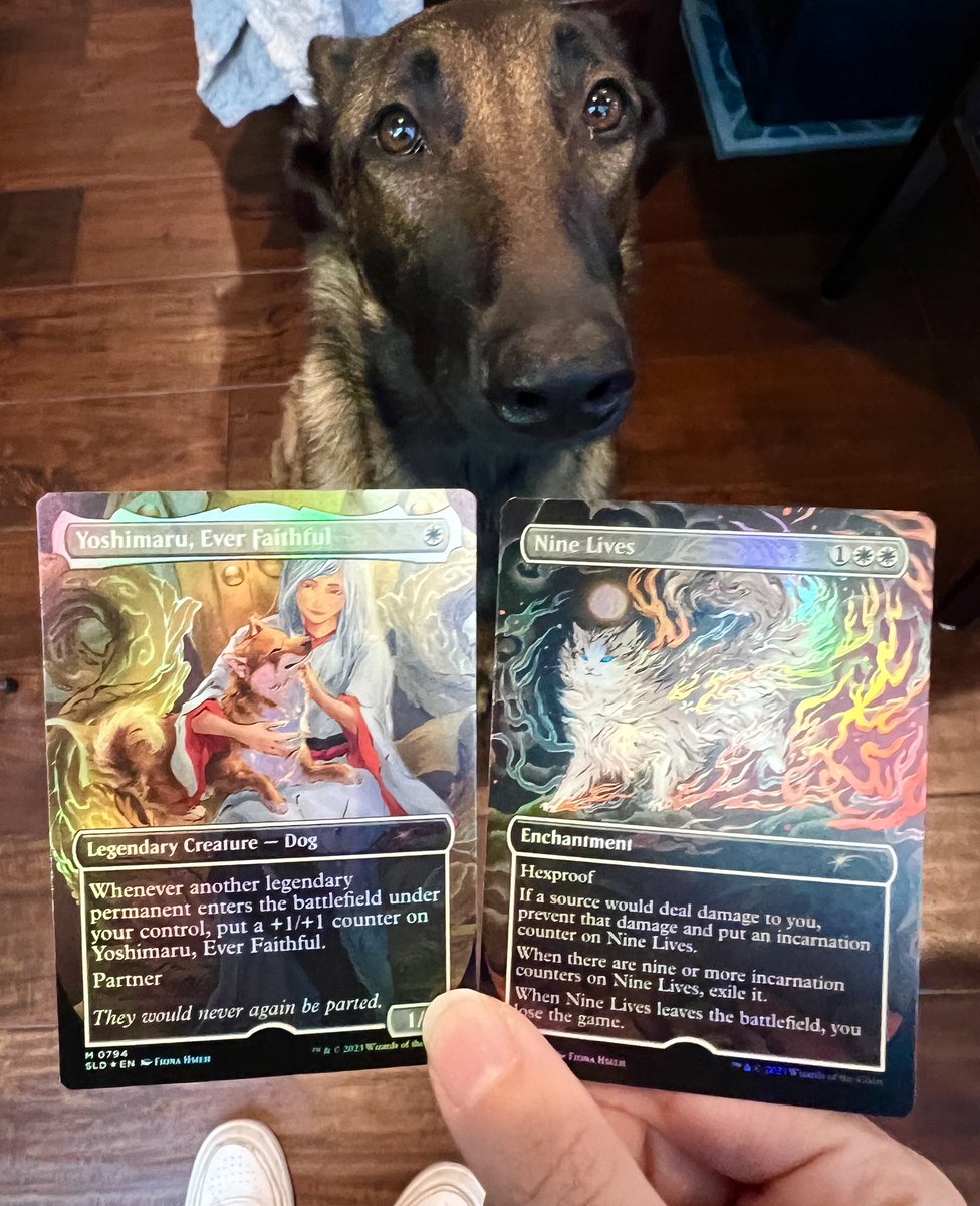 hello~ join my patreon for first chance at Yoshimaru and Nine Lives signed artist proofs ✨ commission and predrawn doodles will be available ^^ #MagicTheGathering