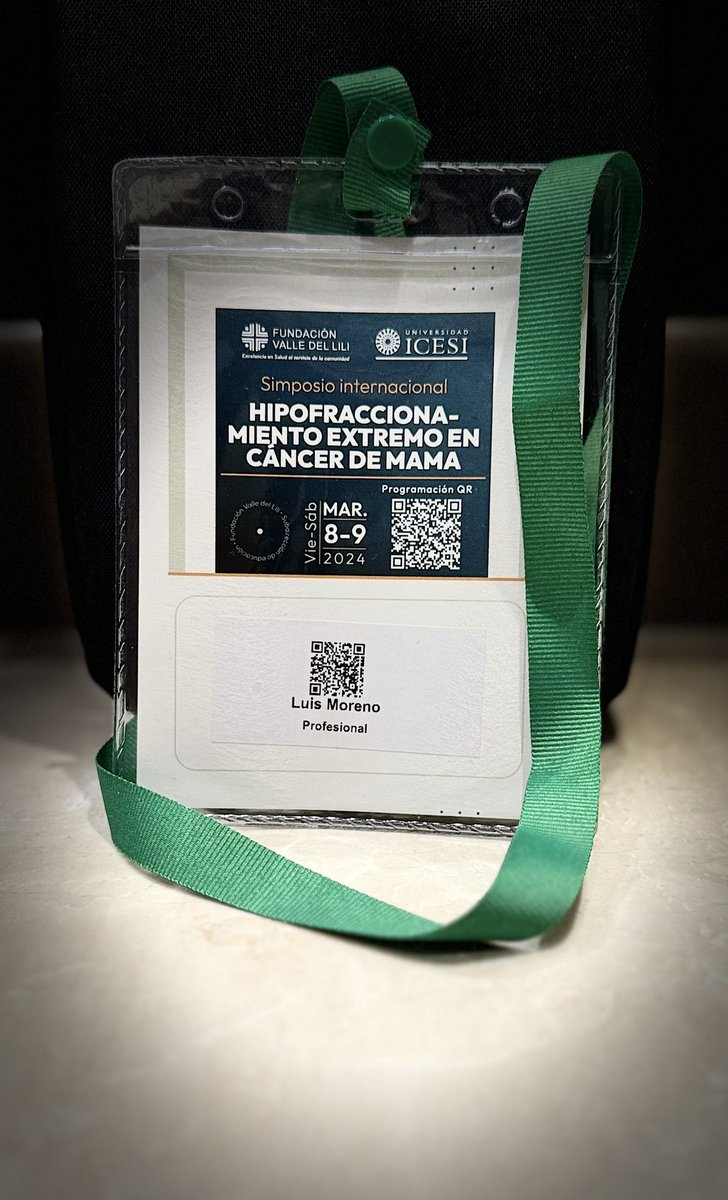 Luis Moreno SƔnchez (@radioncoluis) on Twitter photo Siempre actualizando, refrescando y/o aprendiendo.
Excelente actividad realizada en la <a href="/FVLCali/">Fundación Valle del Lili</a> , organizado por el servicio de radioterapia, abordando un tema actual: Hipofraccionamiento Extremo en CÔncer de Mama, combinando expositores de lujo y experiencia local. Siempre actualizando, refrescando y/o aprendiendo.
Excelente actividad realizada en la <a href="/FVLCali/">Fundación Valle del Lili</a> , organizado por el servicio de radioterapia, abordando un tema actual: Hipofraccionamiento Extremo en CÔncer de Mama, combinando expositores de lujo y experiencia local.