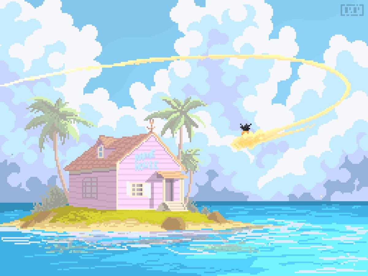 Kame House #pixelart #RIPAkiraToriyama