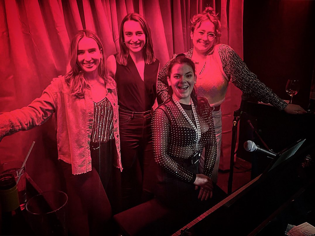 Happy #InternationalWomensDay from tonight’s Overtures team - Eleanor, Nicole, Lucy, and Faye! 👯‍♀️👯‍♀️