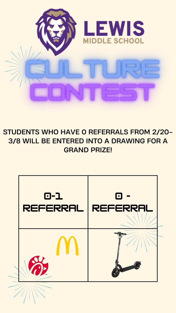 Something is brewing <a href="/LewisMS_AISD/">Lewis Middle School</a>!!! Our first culture contest was a huge success! Stay tuned for how we raise the bar the last 9 Weeks of school! 

<a href="/Coach_Coronel/">Dr. Crystal Coronel Mahar</a> 
<a href="/MrSuperPowers_/">Bryce A. Powers, M.Ed ⚡️</a> 
<a href="/EducatorFNC/">Dr. F. Cisneros</a> 
<a href="/terridosborne/">Dr. Terri Osborne</a> 
<a href="/AldineISD/">Aldine ISD</a>